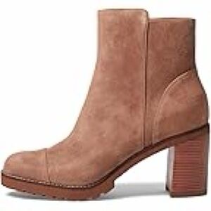 Beautiful Cole Haan Women's Foster Lug Sole Bootie (Size 10) - light brown suede